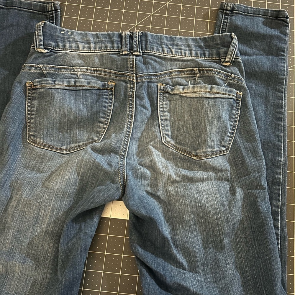 Rewind Women's Skinny Jeans - Deep Blue - Picture 4 of 6